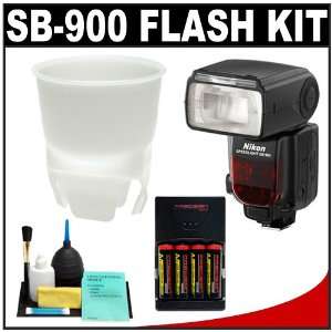  Nikon SB 900 Speedlight Flash + Gary Fong Lightsphere 