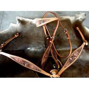  BRIDLE Breast COLLAR WESTERN LEATHER HEADSTALL Everything 