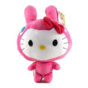  Taito Hello Kitty x Rody 10 Attachable Plush Pouch   Pink 