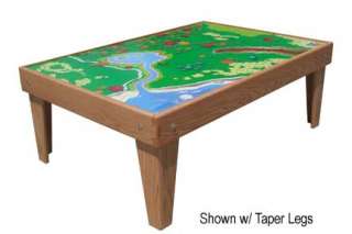 FINISHED OAK TRAIN TABLE Playtable for THOMAS Playboard  