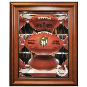  Indianapolis Colts Football Shadow Box Display, Brown 