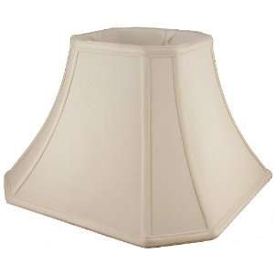   Co. 04 78095014 Square Soft Tailored Lampshade, Shantung, Light Beige