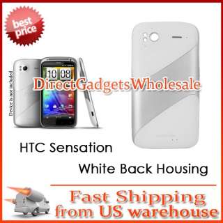 Tmobile HTC Sensation 4G White battery cover back housing   US Seller 