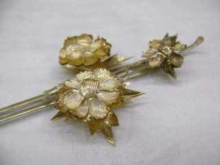 GAISHAs Antique Kanzashi (Hairpin) w/Botan R677  