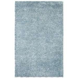   Woven Polyester Baby Blue Shag Rug Size 6 Round Furniture & Decor