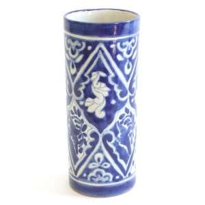  Blue Paloma Tall Simple Vase