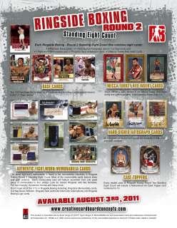 Ringside Boxing Round 2 Sealed 8 Box Case CCDI KO With Muhammad Ali 