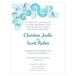 24 Wedding Reception Stationery Personalized / Customized Invitation 
