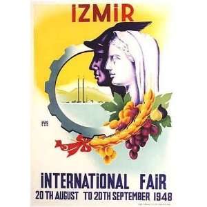  1948 Izmir International Fair Turkey Turkish Antique 
