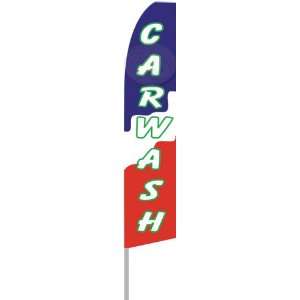  Car Wash Swooper Flag RWB