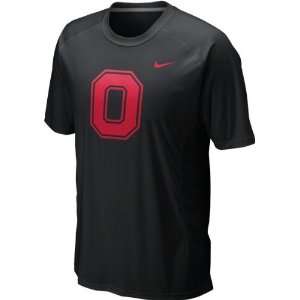  Ohio State Buckeyes Black Nike Speed Fly Dri FIT T Shirt 