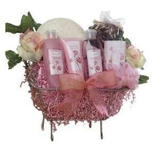 of Appreciation Gift Baskets Pretty In Pink Bathtub Spa, Bath and Body 