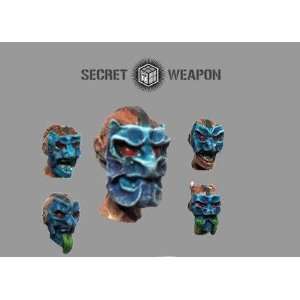   Secret Weapon   Conversion Bits Oni Mask Head Swaps (5) Toys & Games
