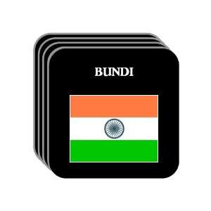  India   BUNDI Set of 4 Mini Mousepad Coasters 