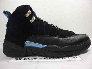 Nike Air Jordan XII 12 Retro i v vi xi BLACK NUBUCK 13  