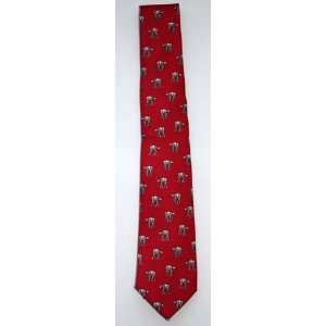   STAR WARS Red AT AT Walker Silk Tie by Psycho Bunny 
