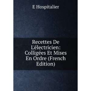   Et Mises En Ordre (French Edition) E Hospitalier  Books