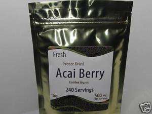 Pure Acai Berry Slim Burn Bulk Kosher Powder 240 Doses  