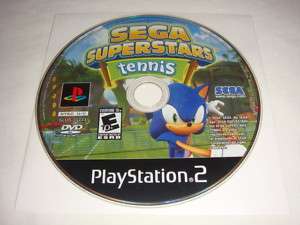 SEGA Superstars Tennis   PS2 Playstation 2 game Disc Only Super Stars 