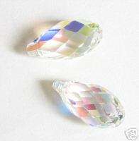 Swarovski Teardrop Briolette 6010 clear AB 11mm  