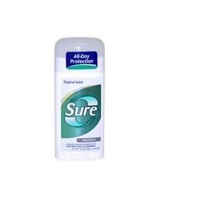   AntiPerspirant Deodorant by Sure for Unisex   2.7 oz Deodorant Stick