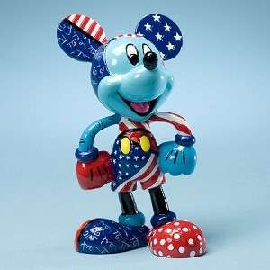 DISNEY BY BRITTO   Mickey Mouse Patriotic Figurine  
