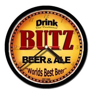  BUTZ beer and ale cerveza wall clock 