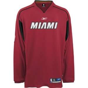  Miami Heat Team Authentic Long Sleeve Shooting Shirt 