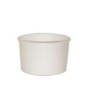  Chinet 71091 16 Ounce White Squat Paper Food Container 25 