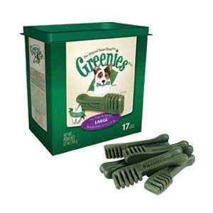  Greenies Large Size Dog Chew Treats 18 oz 12 count Pet 