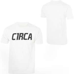  C1RCA Mainline Font T Shirt   Short Sleeve   Mens White 