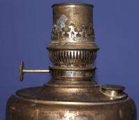Antique Austrian Gebr Brunner Wien Tin Gas Lamp  