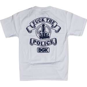  Dgk F The Police Small White Short SLV