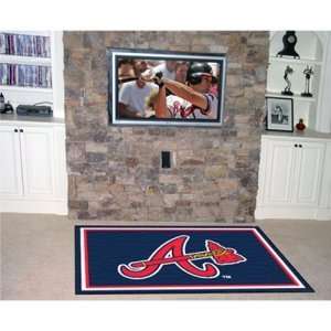  Atlanta Braves MLB Floor Rug 5x8