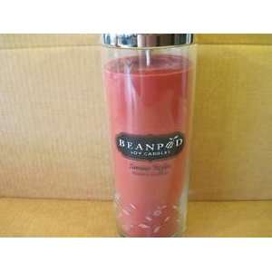 32543 Summer Nights Beanpod Soy Candle Raspberry Grapefruit 30 oz