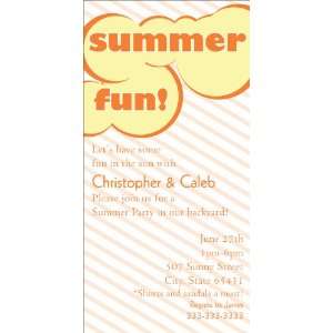  Summer Fun Orange   100 Cards