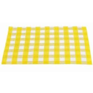  Art and Cafe Chess Placemat in Yellow [Set of 6]
