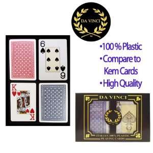  Da Vinci Neve Poker Jumbo 2 Deck Set