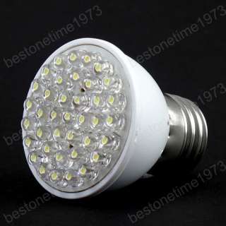 2W 38 LED E27 White Energy Saving Light Bulb 110V 220V 1989  