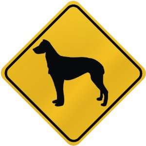  ONLY  LURCHER  CROSSING SIGN DOG
