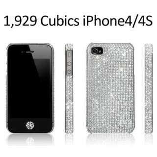 Swarovski Crystal studded AT&T iPhone 4 / 4S Case (Silver 