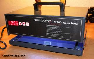 Printa 990 Series Exposure Unit for Mug Silk Screening, and Pad 