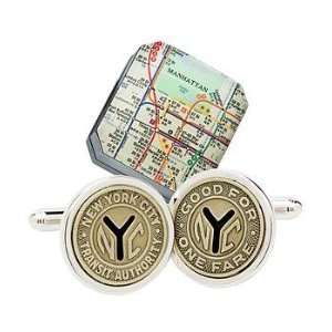 sterling subway cuff links   nyc Jewelry