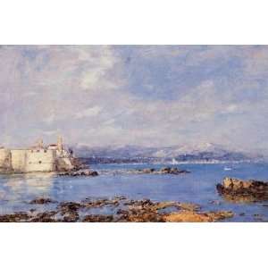   name The Rocks of lIlette and the Fortifications, By Boudin Eugène