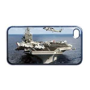  Aircraft Carrier Apple RUBBER iPhone 4 or 4s Case / Cover 