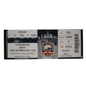  Thats My Ticket TFMBBNYM08FG MLB Final Game Mega Tickets 