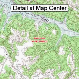  USGS Topographic Quadrangle Map   Nolin Lake, Kentucky 
