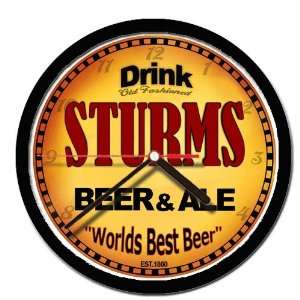  STURMS beer and ale cerveza wall clock 