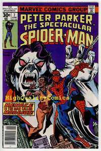 SPECTACULAR SPIDER MAN #7, VFN+ to NM, Vampire, Morbius, Sal Buscema,