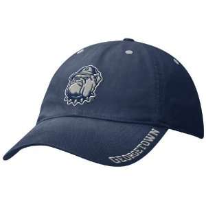 Nike Georgetown Hoyas Navy Blue Campus Sandblasted Adjustable Hat 
